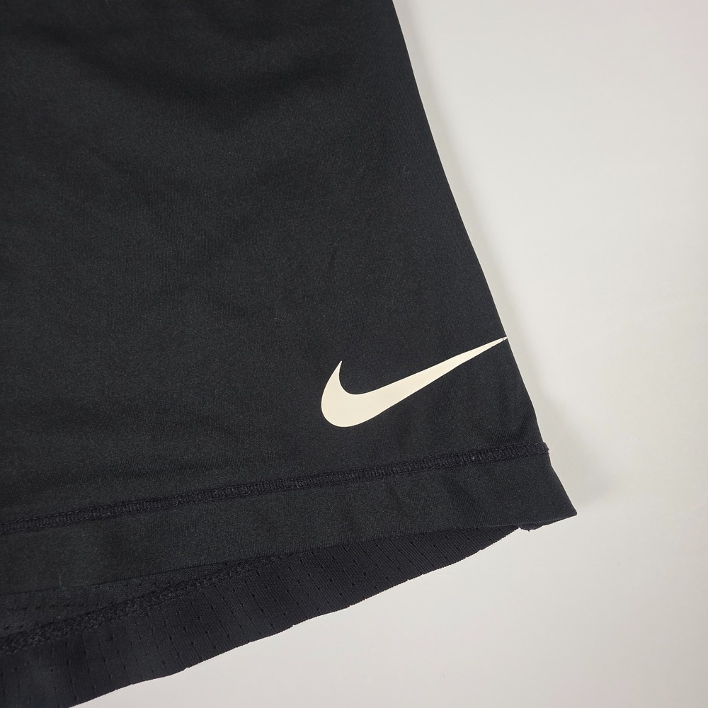 NIKE PRO HYPERCOOL Womens Black Shirt Top T-shirt Short Sleeve Workout - Size L - Picture 3 of 8